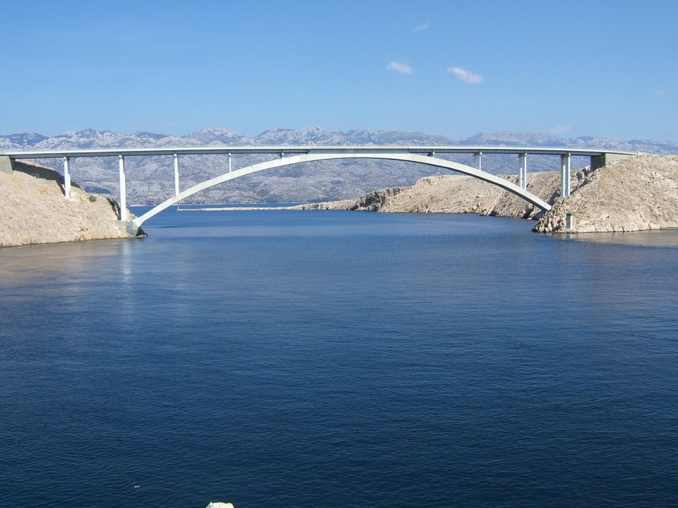 Pag Bridge Viewpoint, Pag Island, Croatia